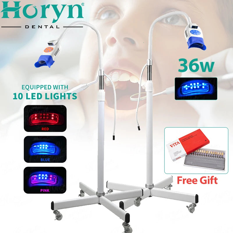 Professional LED Teeth Whitening Machine - 36W Dental Whitening Lamp with Adjustable Timer