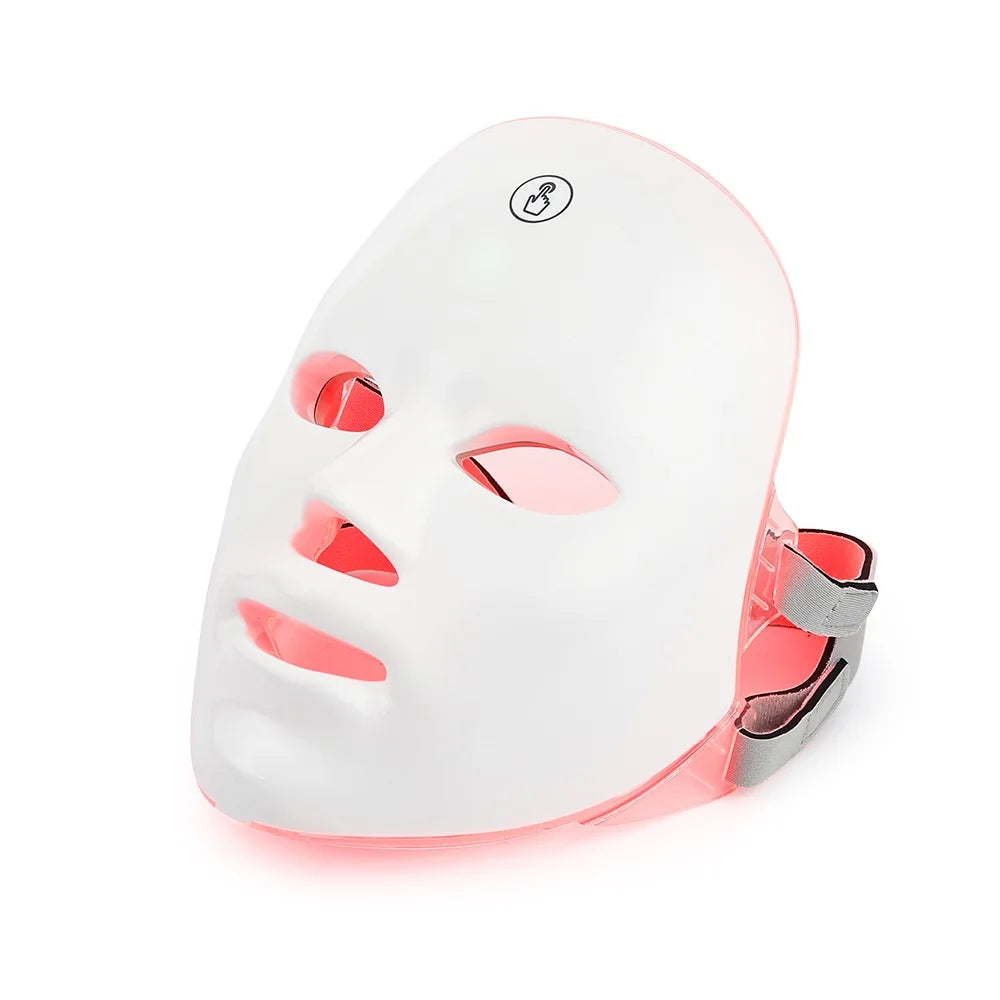 LED Facial Mask for Skin Rejuvenation, Wrinkle Reduction & Acne Treatment