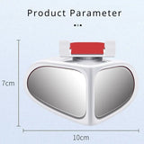 Espejo retrovisor de ángulo amplio ajustable de 360° para puntos ciegos, automóviles, camiones y SUV