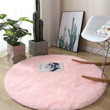 Plush Round Carpet – Soft, Fluffy, and Elegant Home Décor for Any Room
