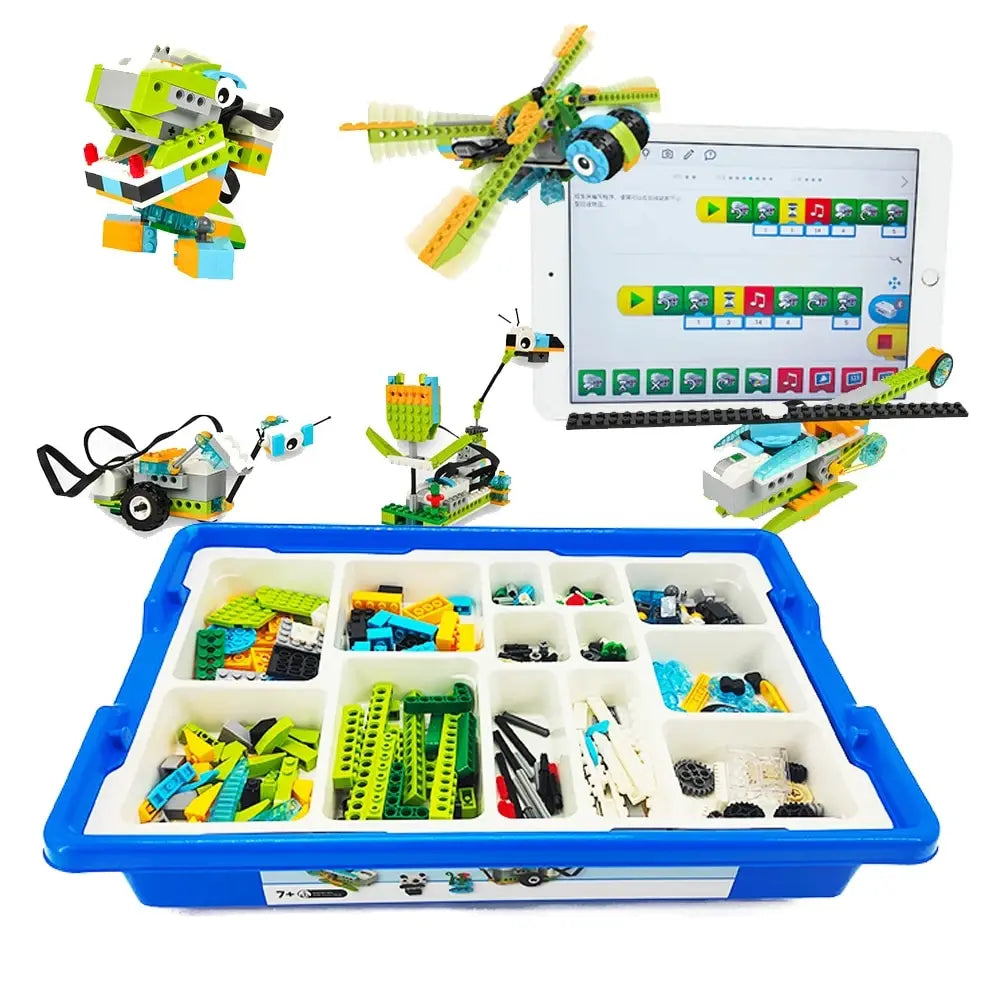 Small Building Block Set – Compatible with Lego, Non-Toxic ABS Plastic, Rechargeable Lithium Battery