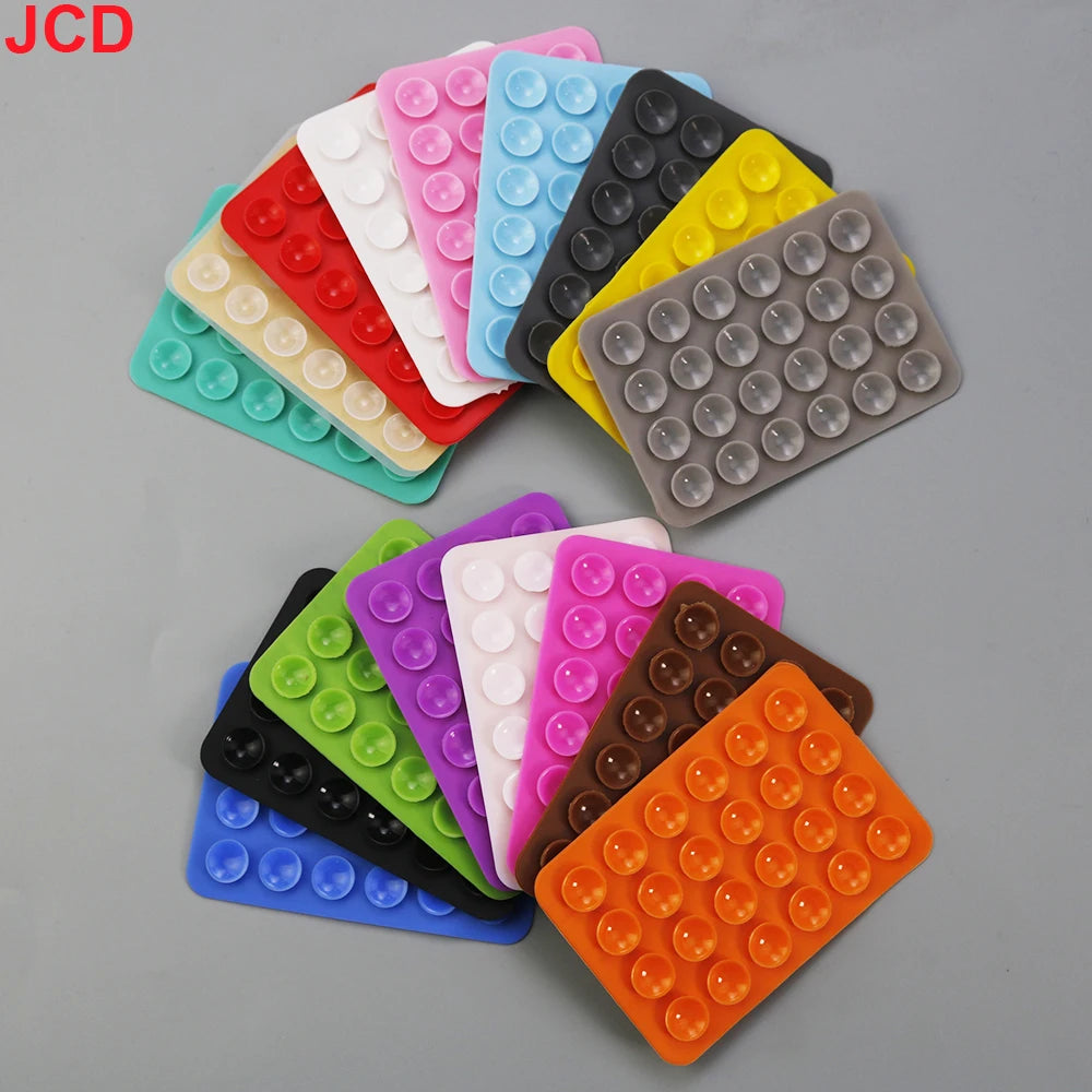 JCD 24-Square Thickened Silicone Suction Cups – Universal Strong Grip for Mobile Devices & More