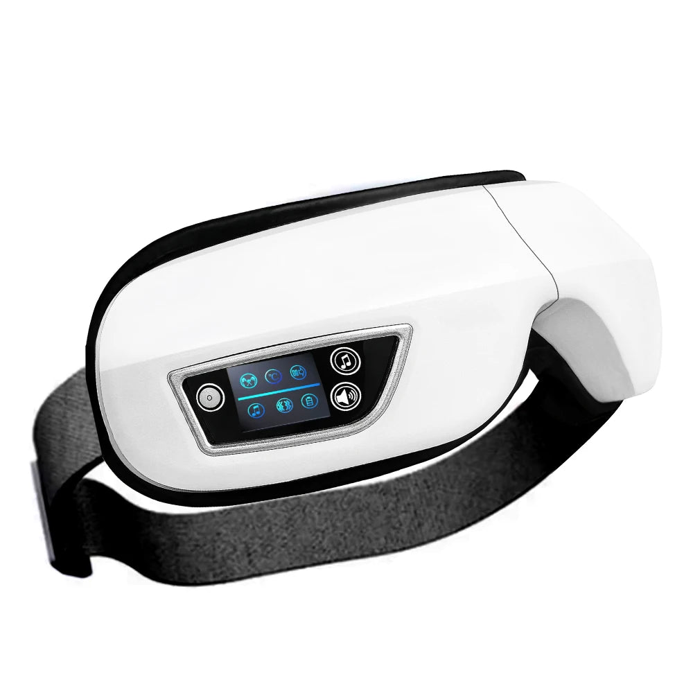Smart Eye Massager with Heat, Vibration & Bluetooth Music – Foldable Eye Care Device for Fatigue Relief & Relaxation