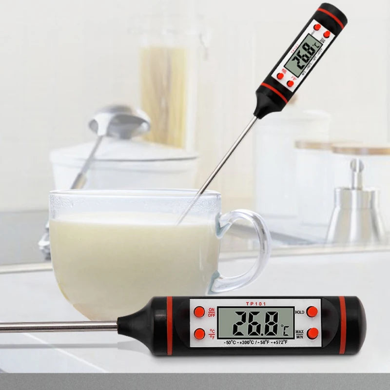 Digital Meat Thermometer with Probe for Cooking, Grilling & Baking