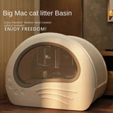 Fully Enclosed Drawer-Style Cat Litter Box – Extra Large with Odor Control & Anti-Splash Design