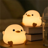 🦆 Cute Duck Night Light – Soft, Rechargeable, and Touch-Controlled! 🦆
