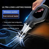 Cordless Handheld Car Vacuum Cleaner – Powerful Suction & Long Battery Life