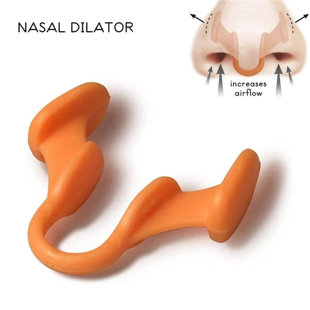 Silicone Anti-Snore Nose Clip for Comfortable Night Breathing