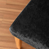 1 funda de tela brillante de terciopelo para silla: funda elegante y elástica para cualquier ocasión