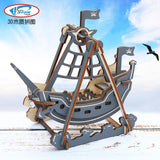 3D Wooden Puzzle for Kids - Educational DIY Model Toy for Boys & Girls