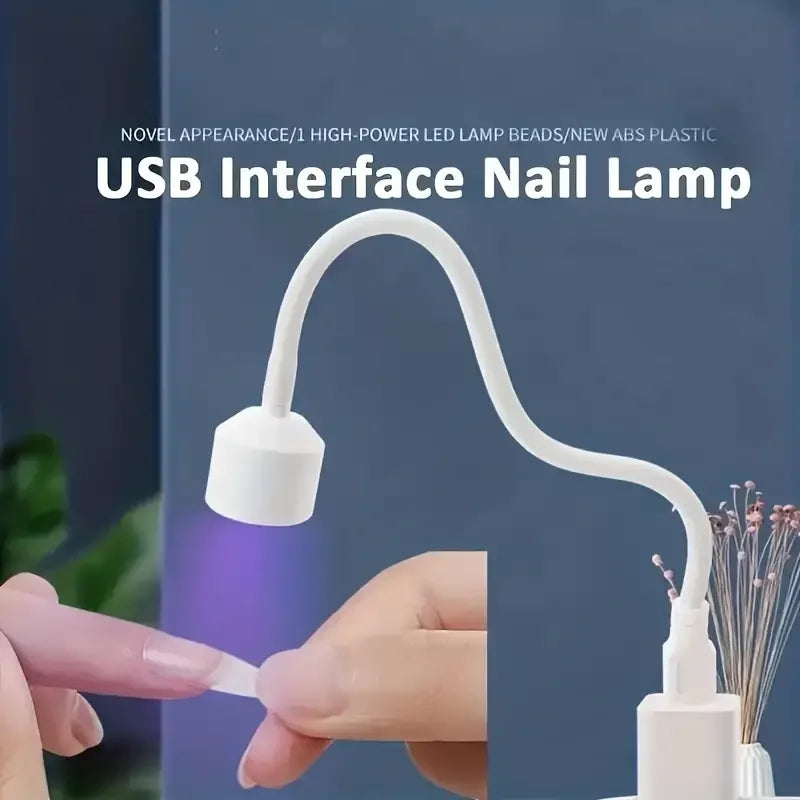 Mini UV LED Nail Lamp – Portable Gel Nail Dryer for Fast Curing at Home or Salon