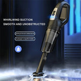 Cordless Handheld Car Vacuum Cleaner – Powerful Suction & Long Battery Life