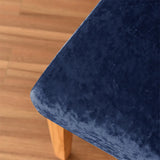 1 funda de tela brillante de terciopelo para silla: funda elegante y elástica para cualquier ocasión