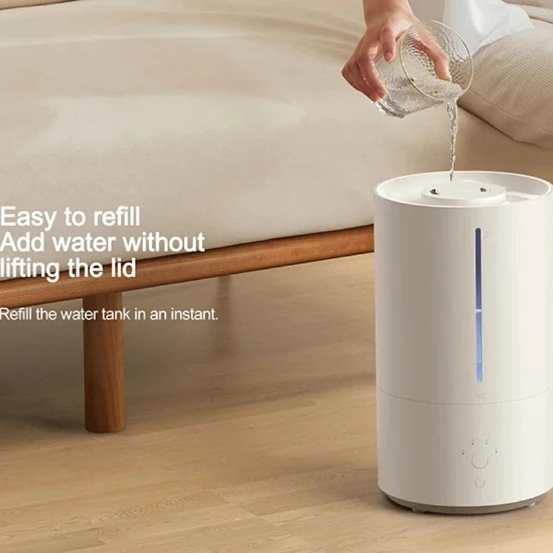 4L Ultrasonic Humidifier – Ultra-Quiet, Antibacterial, 30-Hour Runtime