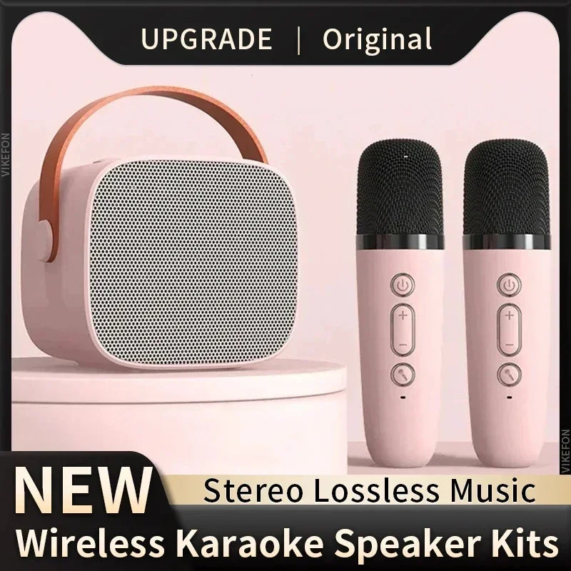 Wireless Bluetooth Karaoke Microphone with Speaker – Portable Karaoke Machine for Kids & Adults