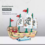 3D Wooden Puzzle for Kids - Educational DIY Model Toy for Boys & Girls