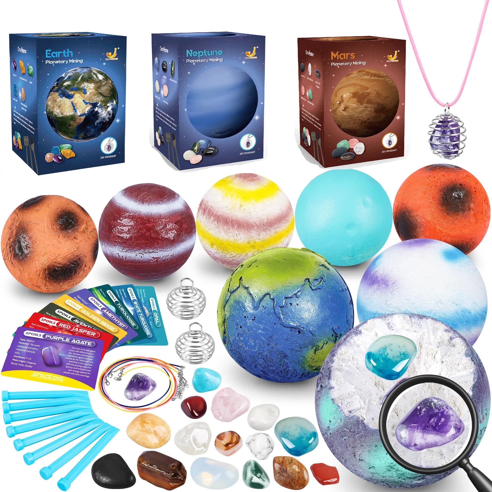 Planet Series Mining Exploration Kit – Interactive Space-Themed Digging Adventure for Kids