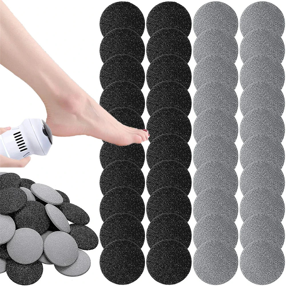 10-Pack Replacement Coarse Heads for Electric Foot Grinders – Heavy Duty Callus Removers