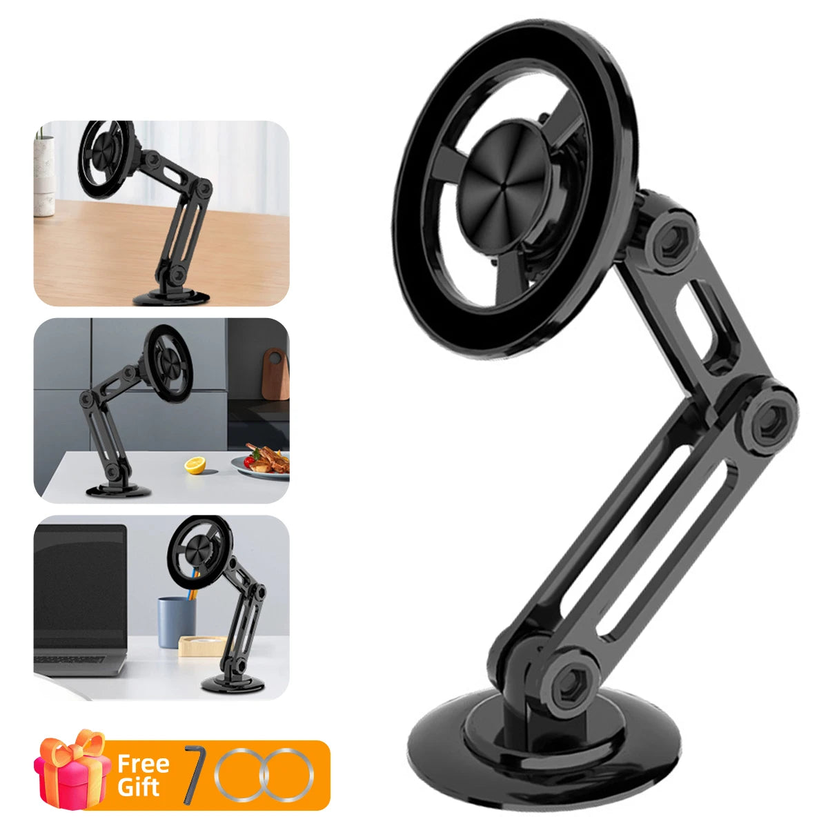 360° Rotating Magnetic Car Phone Holder – Secure & Universal Mount