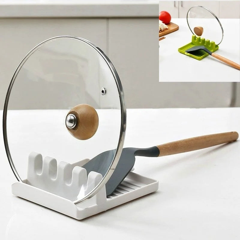 Non-Slip Kitchen Spoon and Spatula Holder Rack