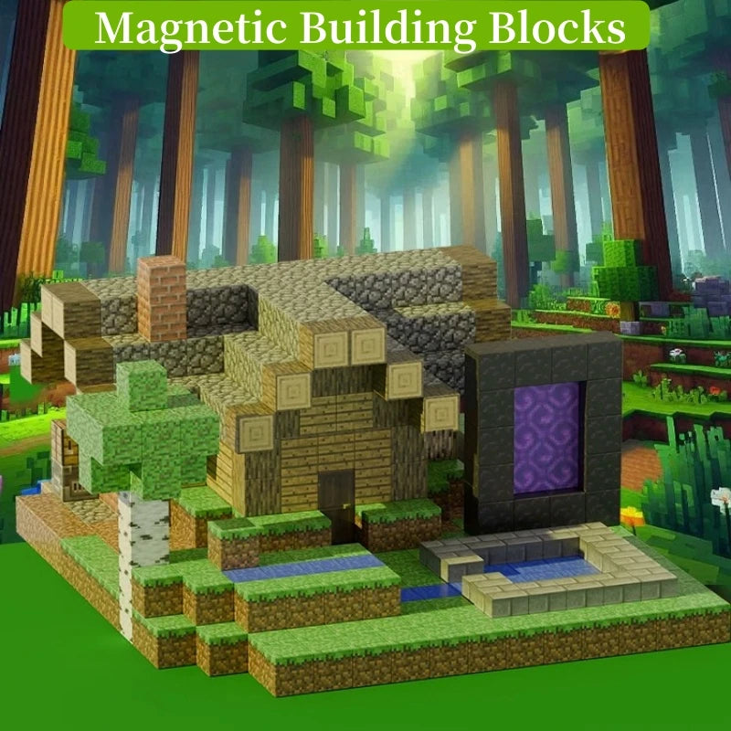 Architectural Magnetic Building Blocks Set - Creative STEM Toy for Kids & Adults