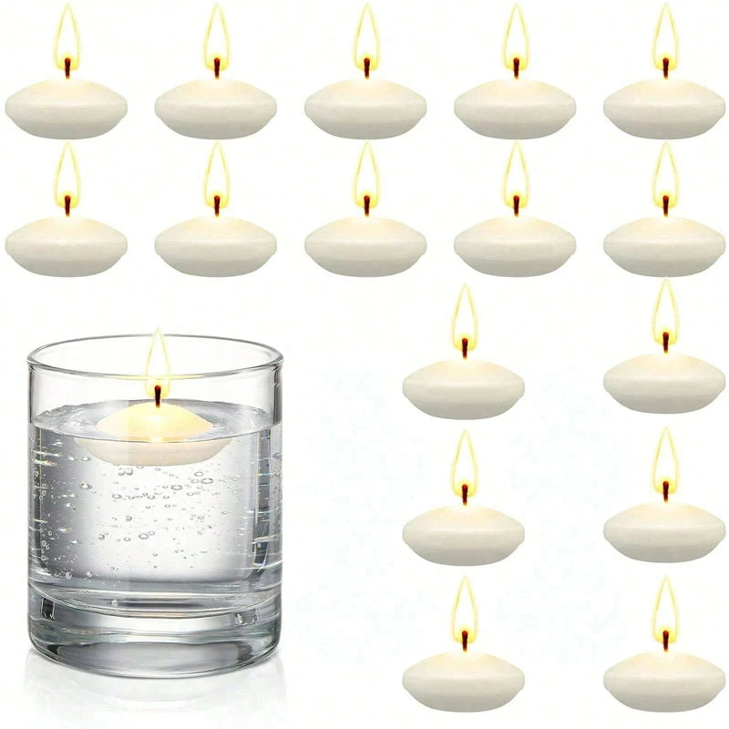 Unscented Floating Candles – Elegant Decor for Romantic & Special Occasions