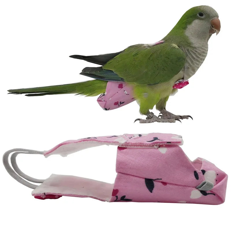 Soft Cotton Bird Harness – Comfortable Adjustable Strap for Pet Birds
