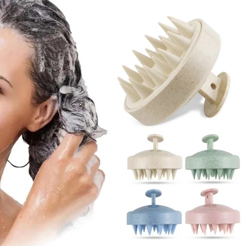 Silicone Scalp Massage Brush for Hair Washing and Itch Relief
