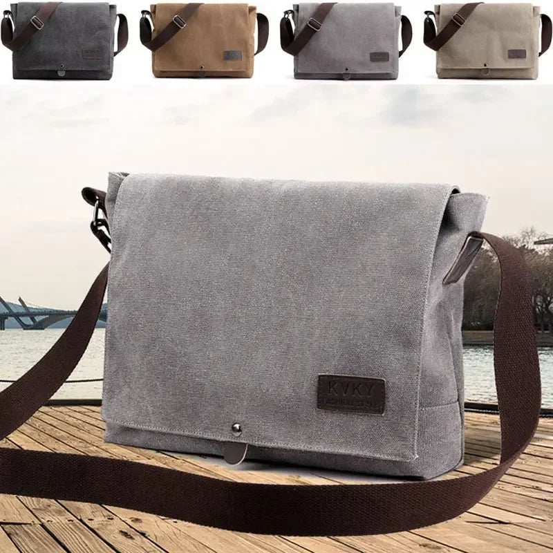 Canvas Satchel Bag – Durable Crossbody Shoulder Bag for Everyday Use