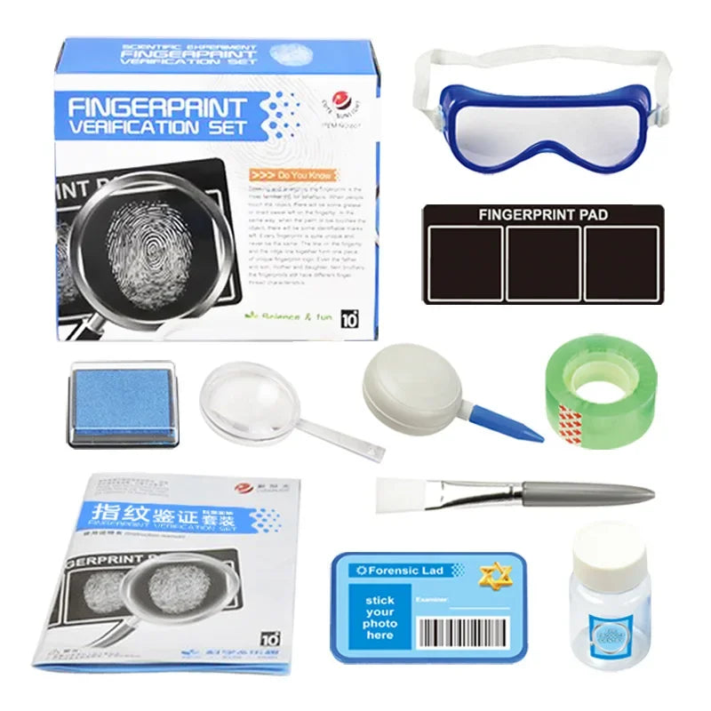 Fingerprint Verification Science Experiment Set – DIY Educational Toy for Kids (Ages 3-12)