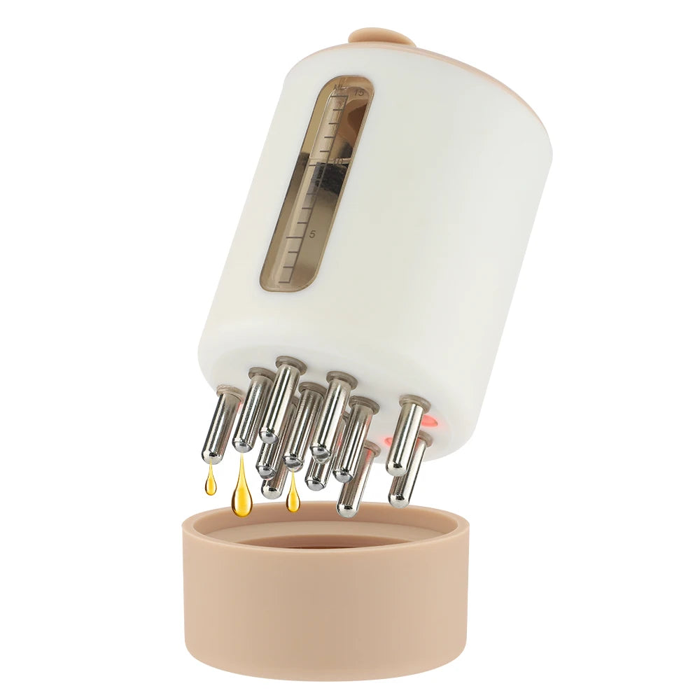 Scalp Massage Comb with Red Light Therapy & Essential Oil Applicator for Hair Growth