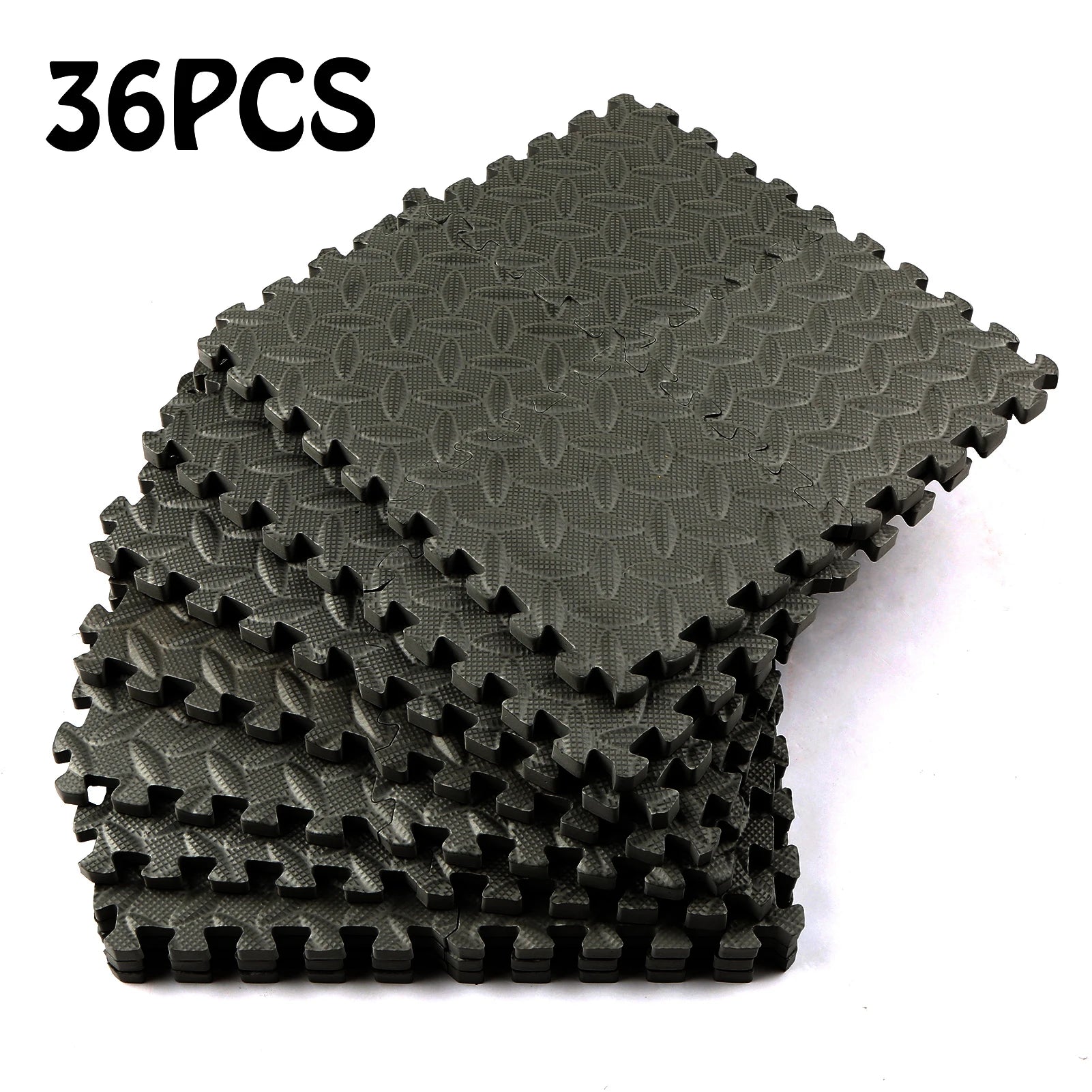 36-Piece Interlocking EVA Floor Mats - 15cm Thick Non-Slip Exercise & Play Mat