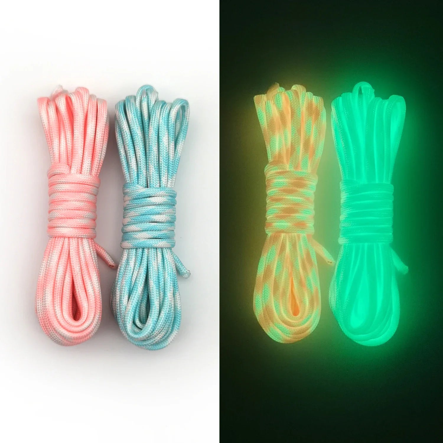 Luminous 4mm Paracord for Outdoor Camping and DIY Bracelets