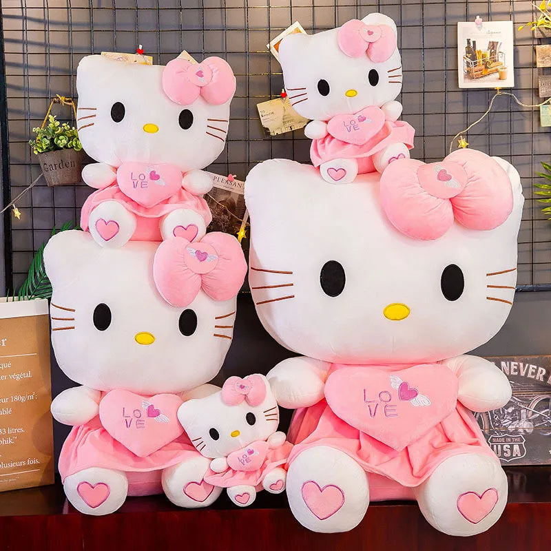 55cm Jumbo Hello Kitty Plush Toy - Extra Large Sanrio Stuffed Animal Pillow