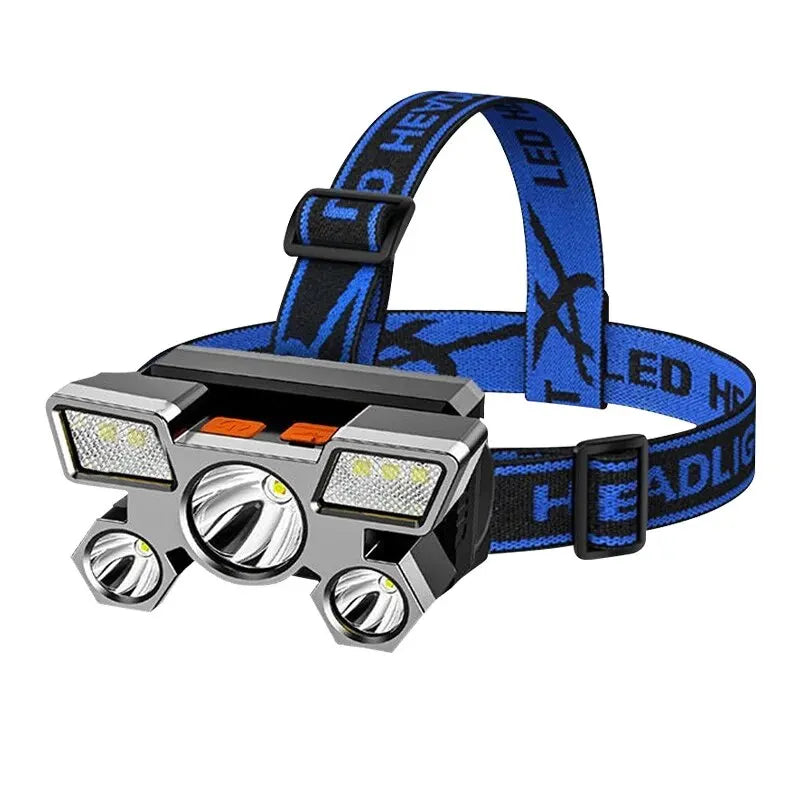 Rechargeable LED Headlamp for Outdoor Camping, Fishing & Hiking