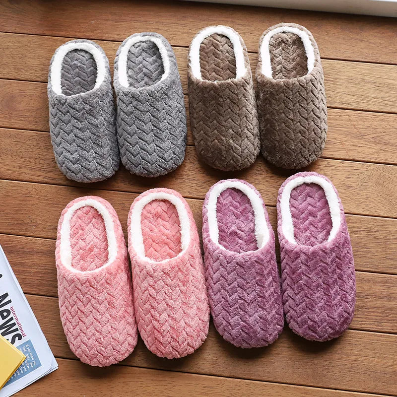 Unisex Fluffy Home Slippers | Soft, Lightweight & Anti-Slip Indoor Slides