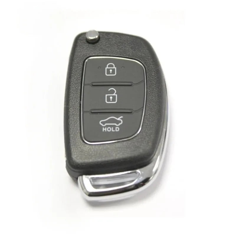 Hyundai Flip Key Case Replacement – 3-Button Key Fob Shell