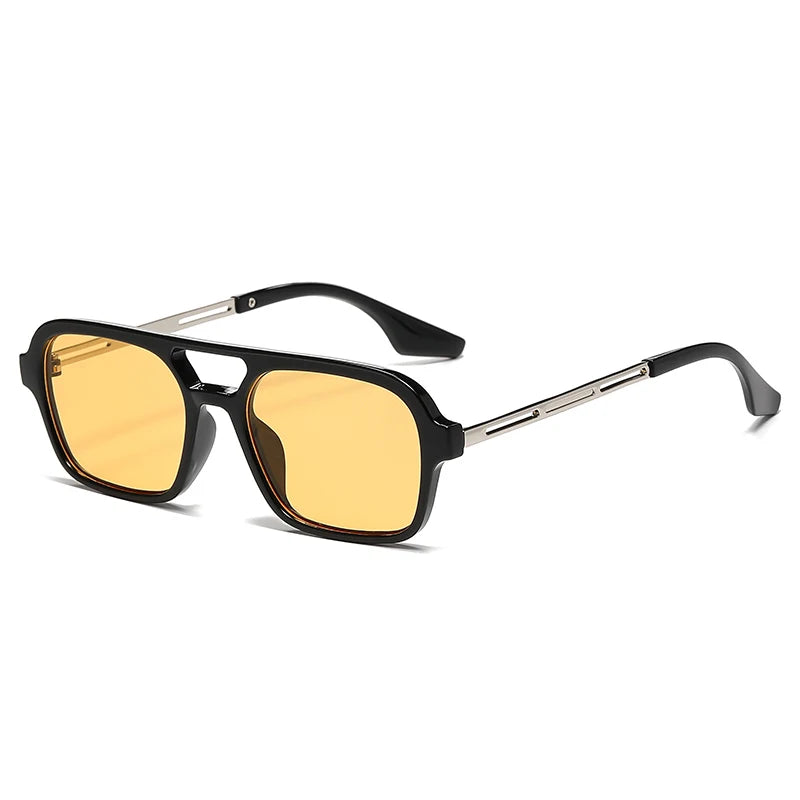 Women's Fashion Rectangle Sunglasses – UV400 Protection & Gradient Lenses