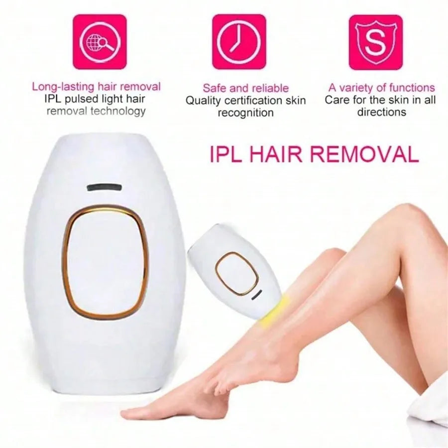 Permanent IPL Hair Removal Device for Women - Full Body & Bikini At-Home Laser Epilator