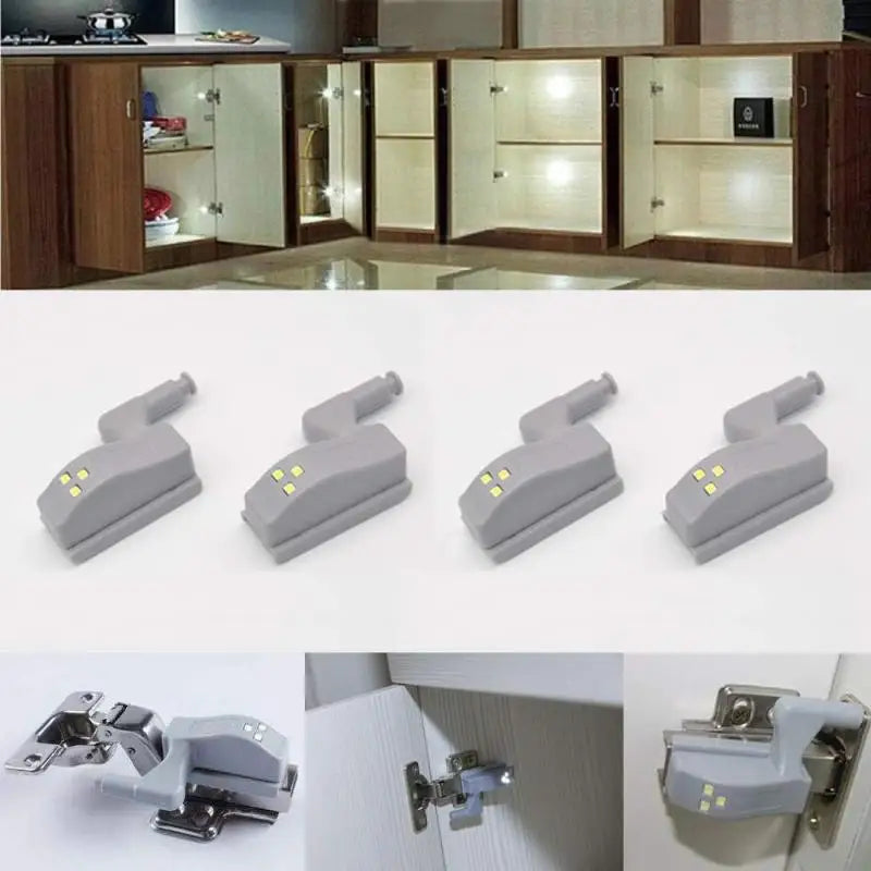 LED Cabinet Light with Motion Sensor – Auto ON/OFF, Battery-Powered, Warm & Cool White Options