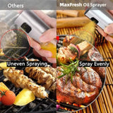 Glass Oil Sprayer for Cooking, Olive Oil Mister for Salad, BBQ, Kitchen, and Baking – Vinegar Dispenser