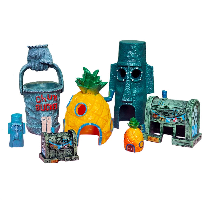 Resin Aquarium Ornament – Decorative Fish Tank Landscaping Accessory