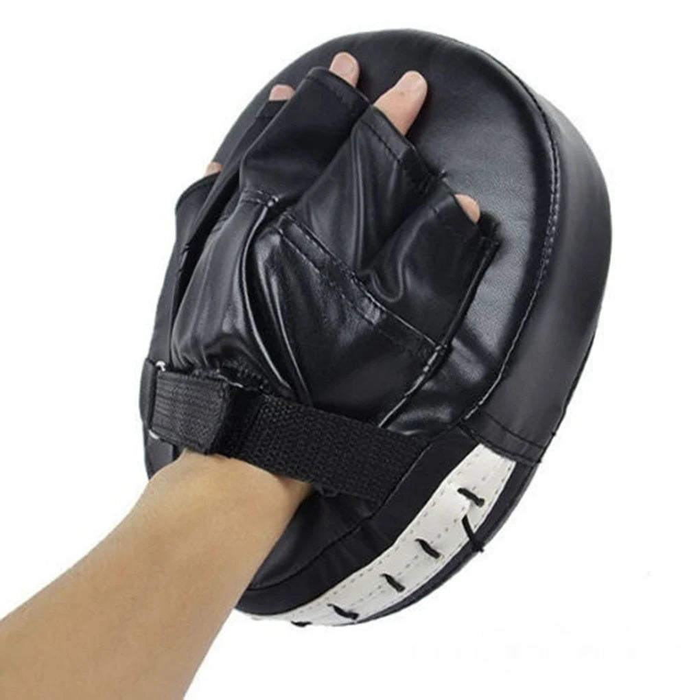 PU Leather Boxing Mitts for Training, Kickboxing & MMA Practice