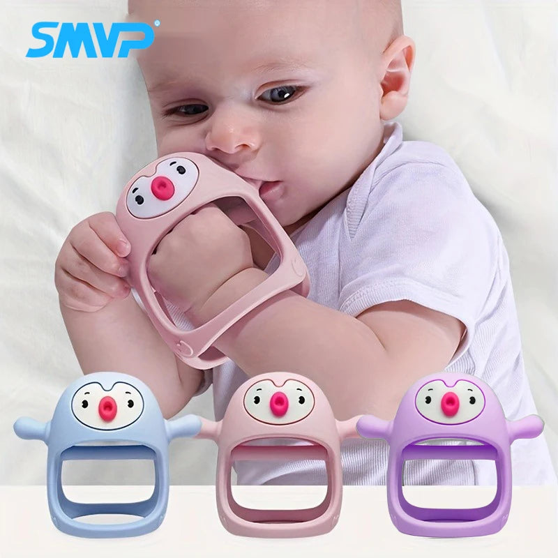Never Drop Silicone Teething Toy – Safe & Soothing Relief for Babies