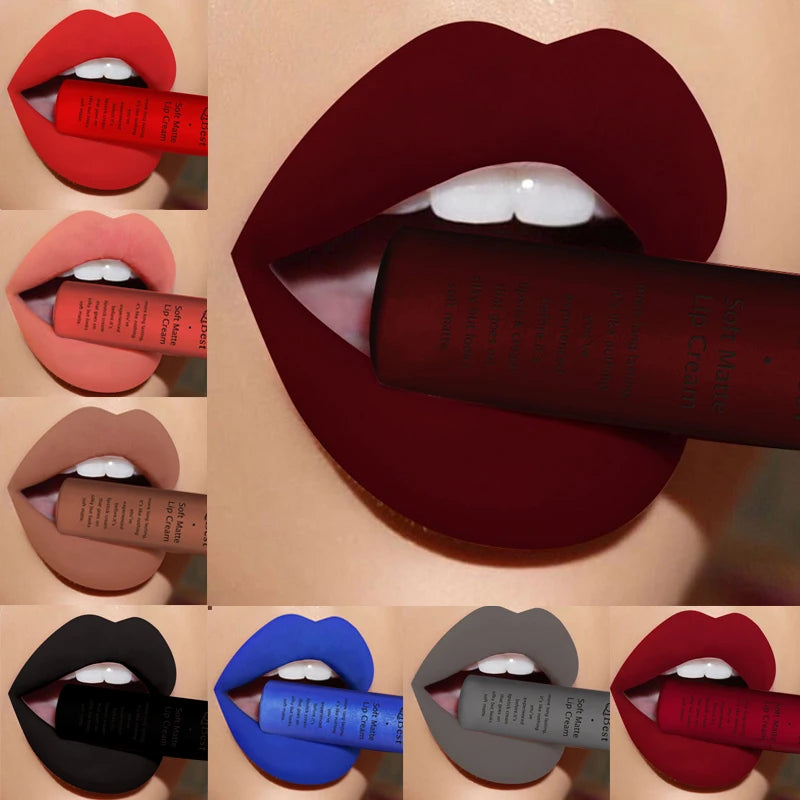Waterproof Matte Liquid Lipstick in 34 Vibrant Colors