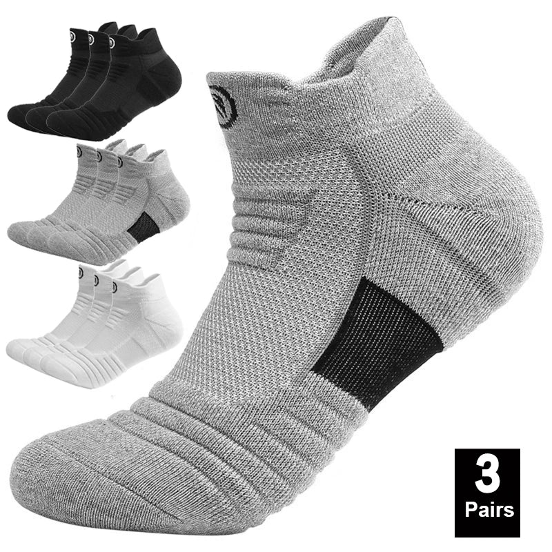Non-Slip Breathable Basketball Socks with Cushioned Sole