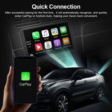 Wireless CarPlay & Android Auto Adapter - Universal USB Dongle for iPhone & Android