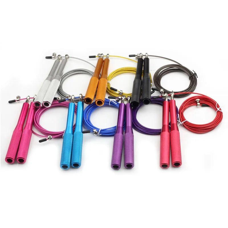 Heavy Steel Speed Jump Rope for Crossfit, Boxing, and MMA Training