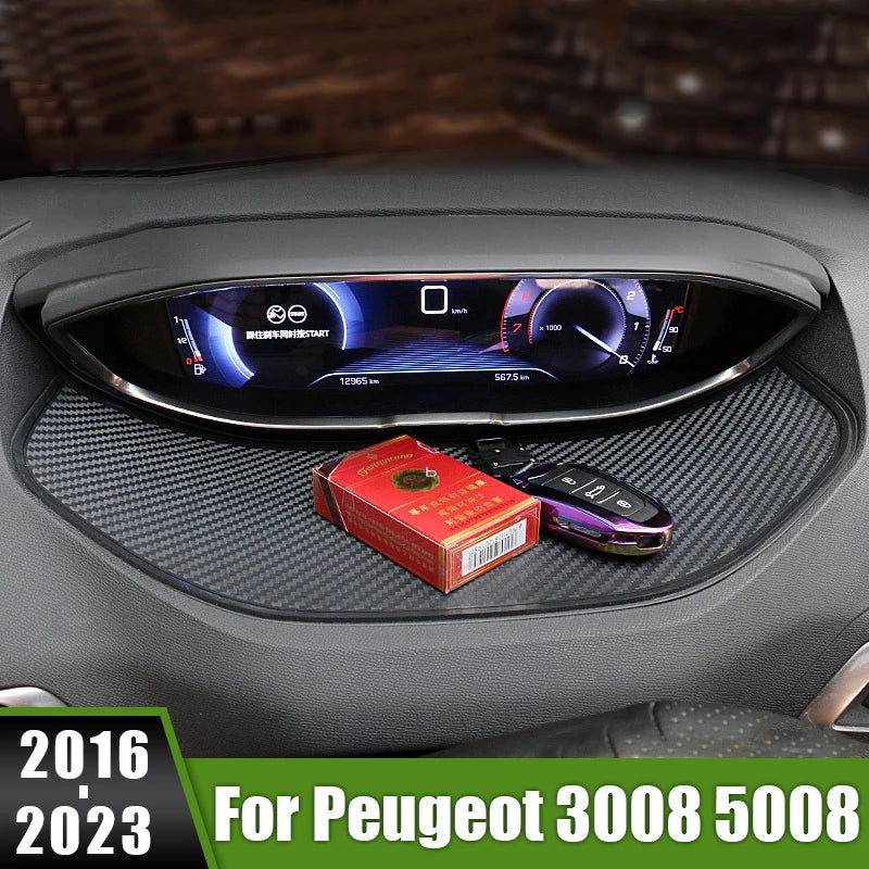Anti-Slip Dashboard Rubber Pad for Peugeot 3008 & 5008 GT (2016-2024)