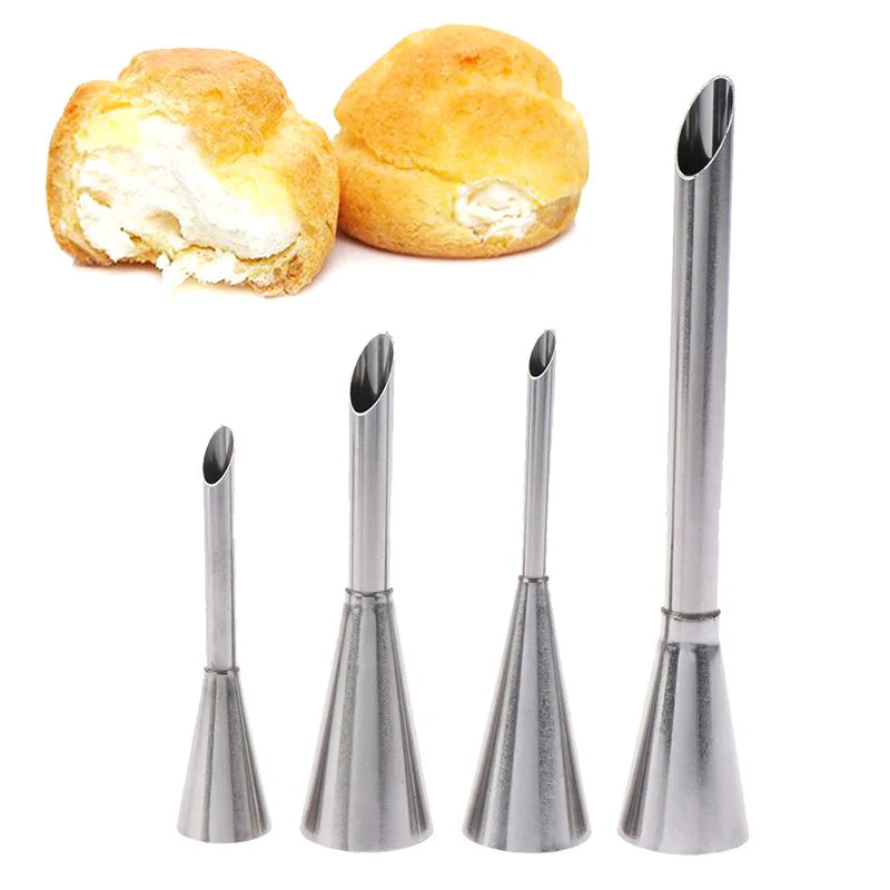 Stainless Steel Cake Decorating Nozzles – Professional Icing Tips for Perfect Pastries